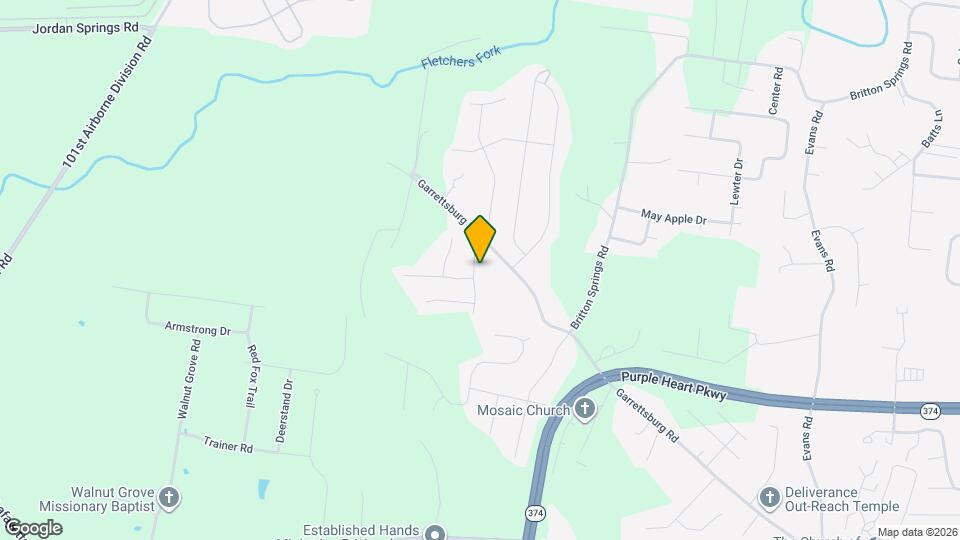 2417 Bucklin Dr Map and Location Details