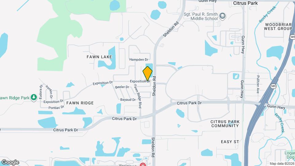 8719 Exposition Dr Mapa y Detalles de la Ubicación