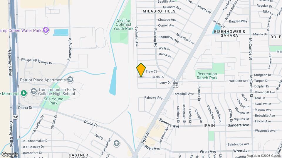 5102 Beals St Map and Location Details
