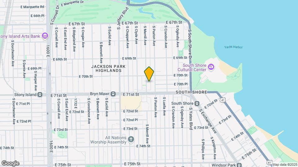 7027 S Merrill Ave Map and Location Details