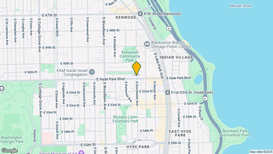 1360 E 52nd St Map and Location Details