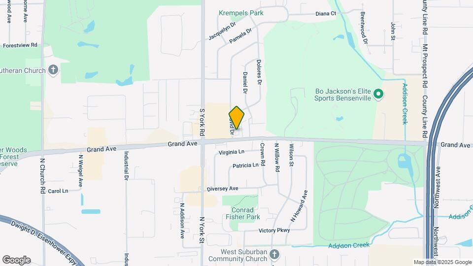 1151 DAVID DRIVE Map and Location Details