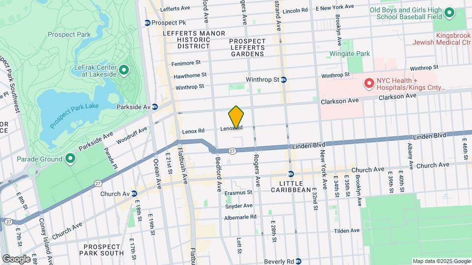 154 Lenox Rd Map and Location Details