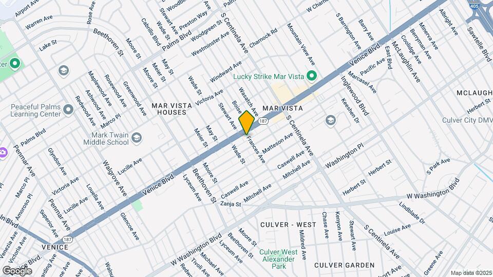 Lido Apartments - 12602 Venice Blvd Mapa y Detalles de la Ubicación