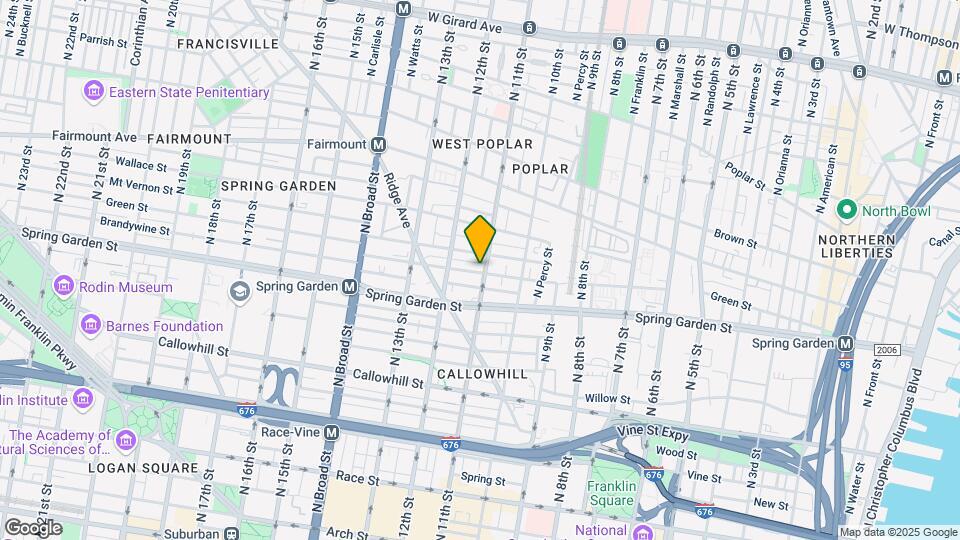 600 N 11th St Map and Location Details