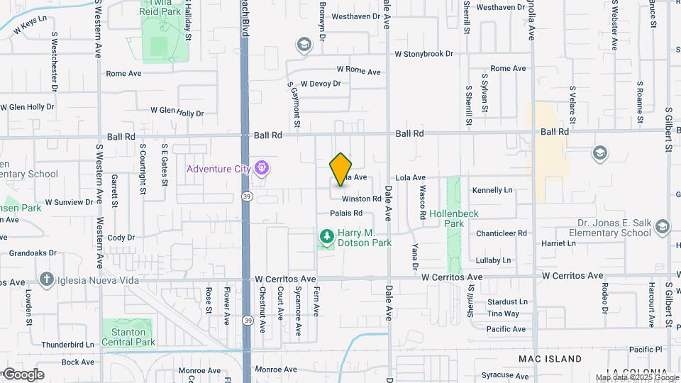 10207 Ashdale St Map and Location Details