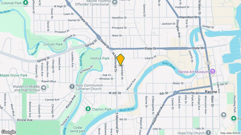 614 Randolph St Map and Location Details