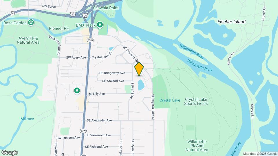 1630 SE Crystal Lake Dr Map and Location Details