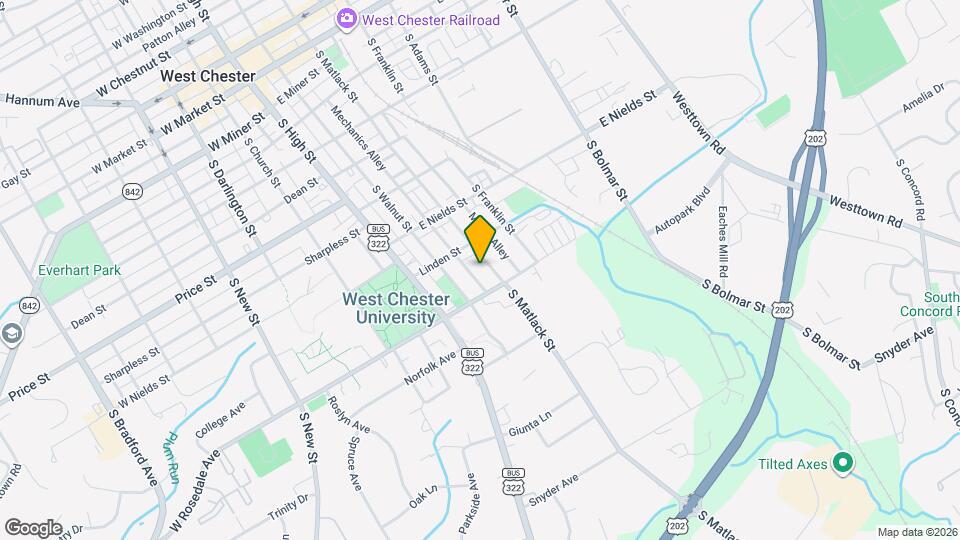 734 S Matlack St Map and Location Details