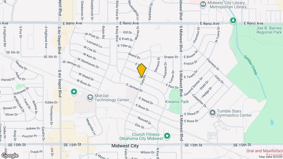 261 E Key Blvd Mapa y Detalles de la Ubicación