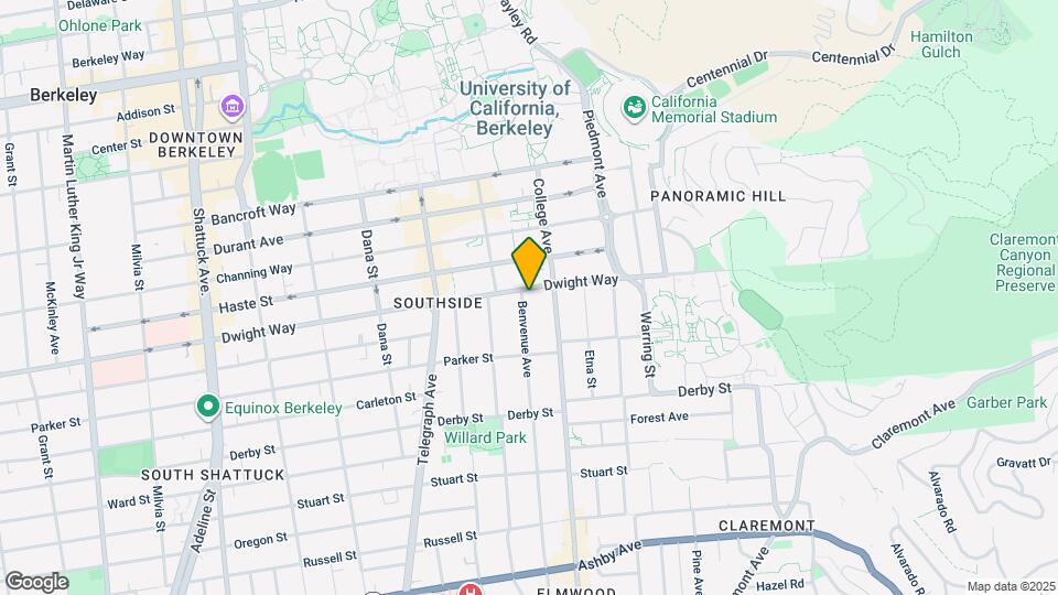 2501 Benvenue Ave Map and Location Details