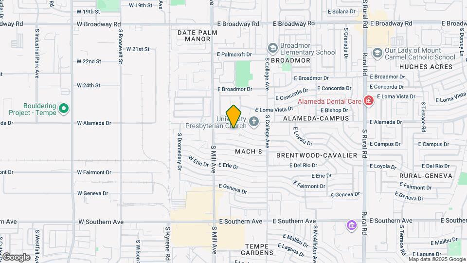 40 E Balboa Dr Map and Location Details