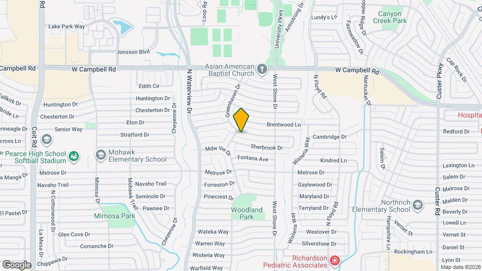 827 Greenhaven Dr Map and Location Details