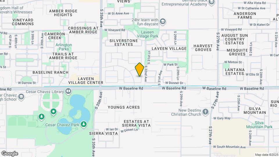 7424 S 32nd Dr Map and Location Details