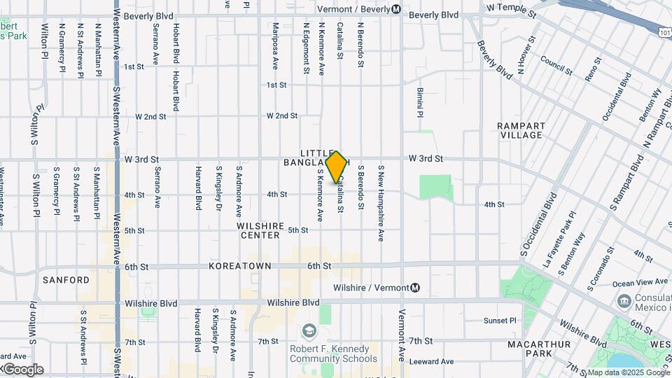 351 S Catalina St Mapa y Detalles de la Ubicación