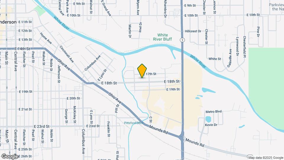 1622 E 18th St Map and Location Details