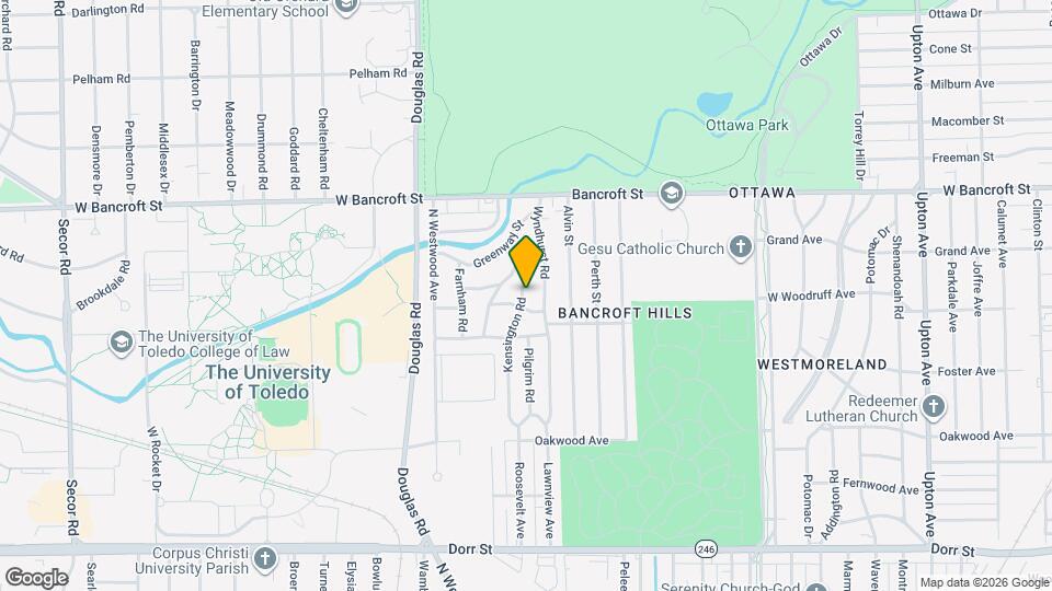 2010 Kensington Rd Map and Location Details