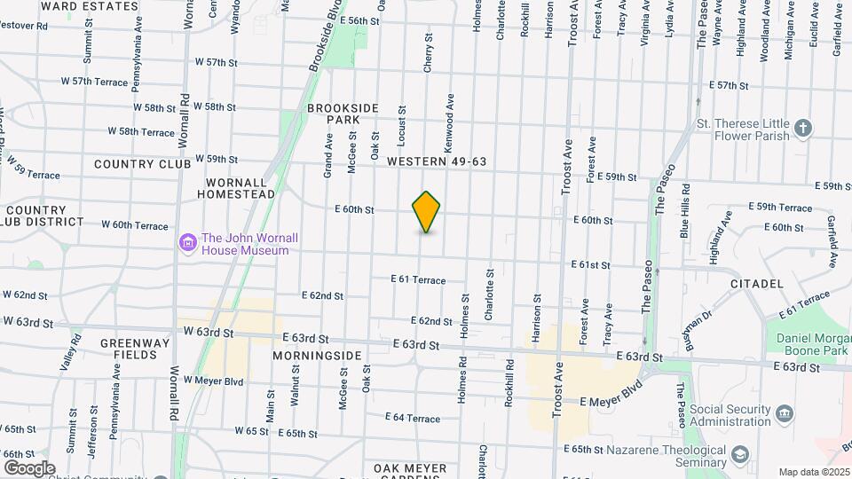 6029 Cherry St Map and Location Details