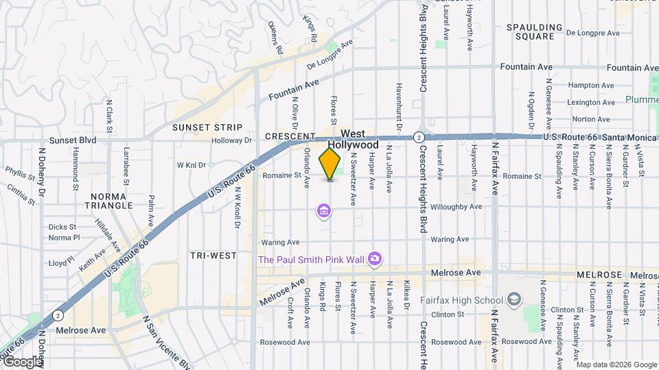 710 Hillside Ave Mapa y Detalles de la Ubicación