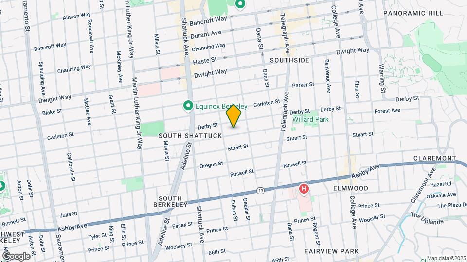 2223 Ward St Mapa y Detalles de la Ubicación