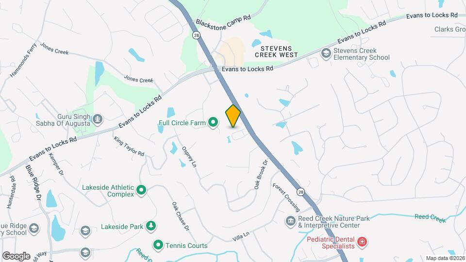 1958 Avenel Ln Map and Location Details