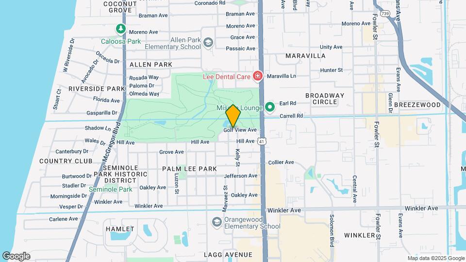 1852 Golf View Ave Map and Location Details