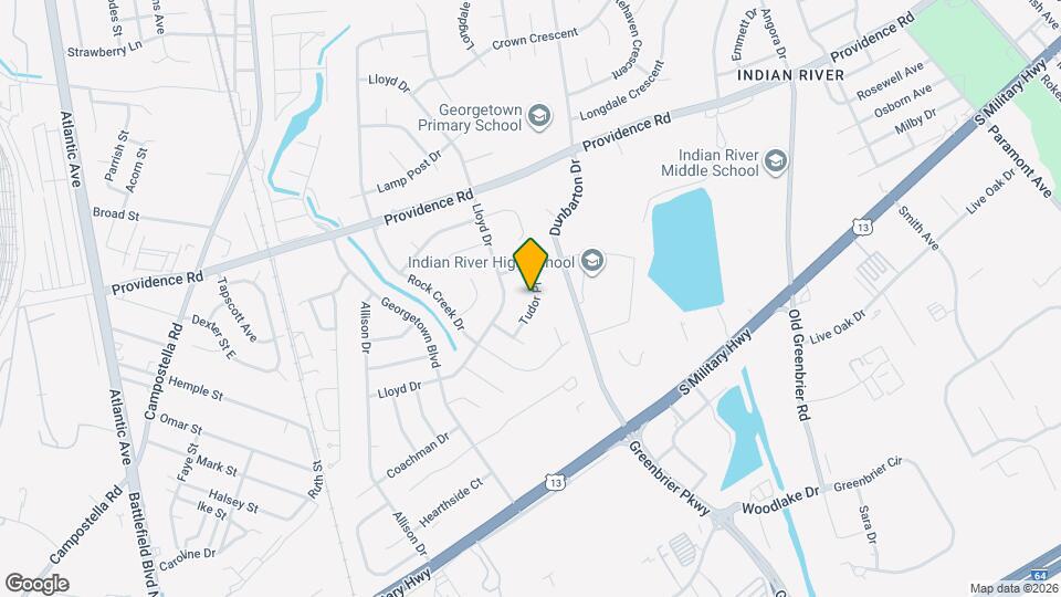 316 Tudor Pl Map and Location Details