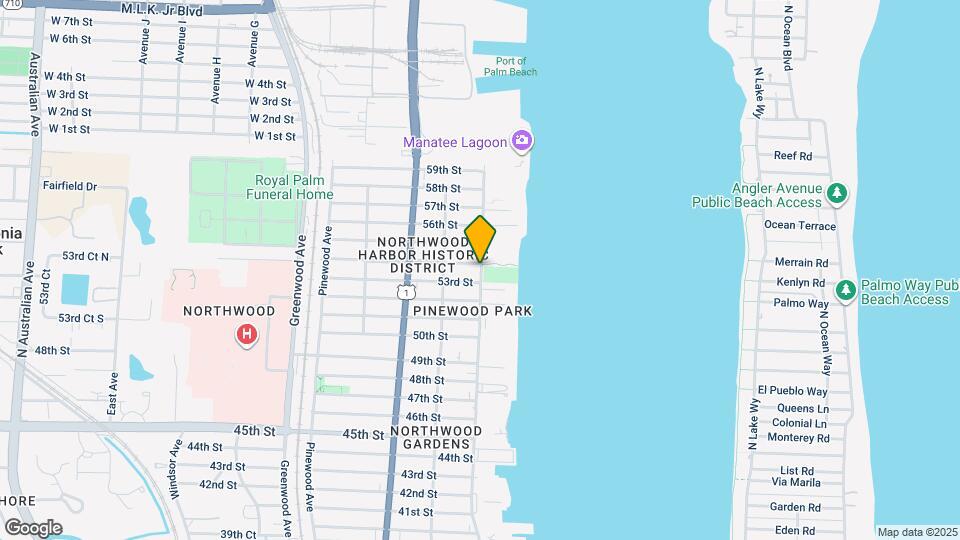 5411 N Flagler Dr Map and Location Details