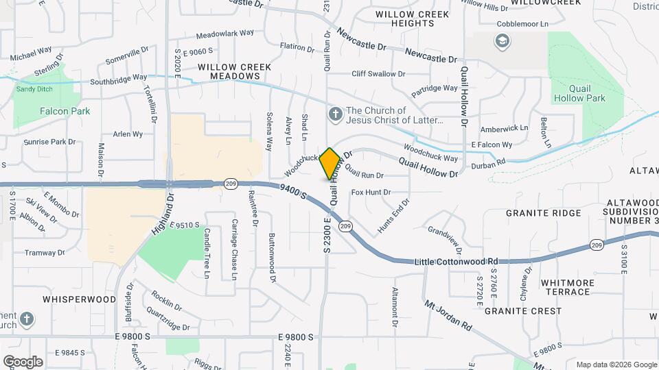 9410 Quail Hollow Dr Mapa y Detalles de la Ubicación