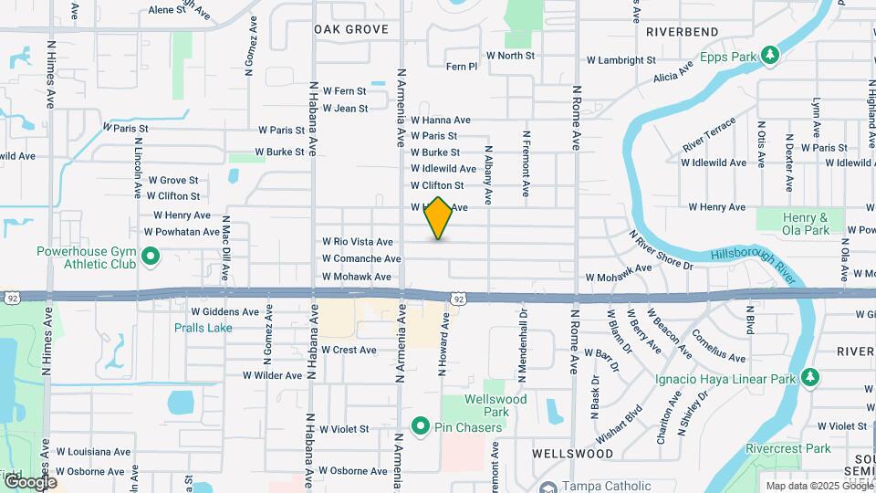 2304 W Rio Vista Ave Map and Location Details