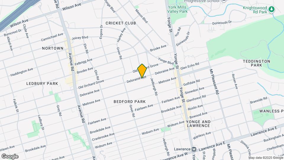 117 Deloraine Ave Map and Location Details