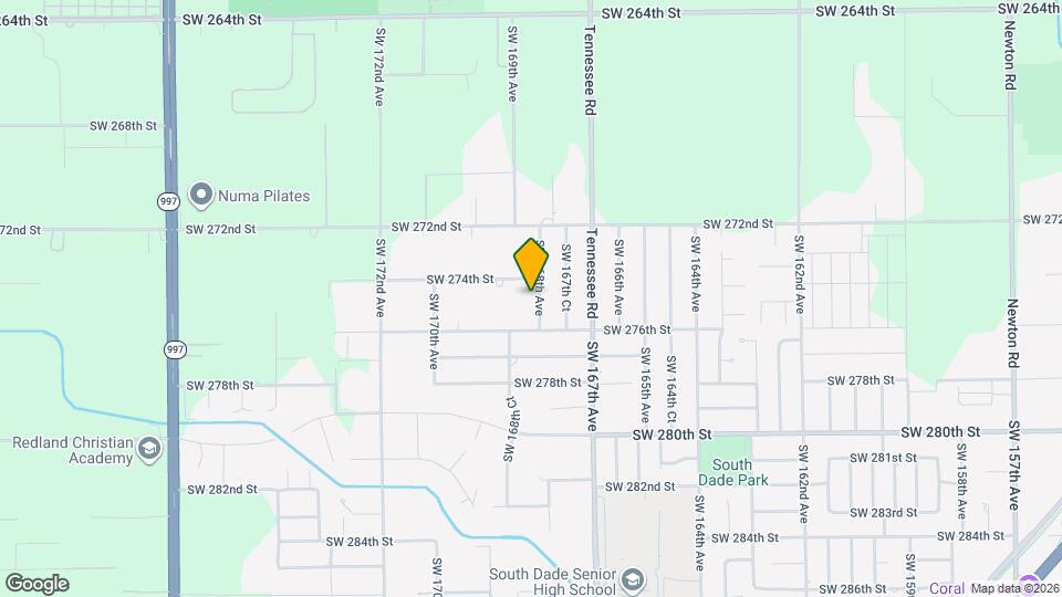 27450 SW 168th Ave Map and Location Details