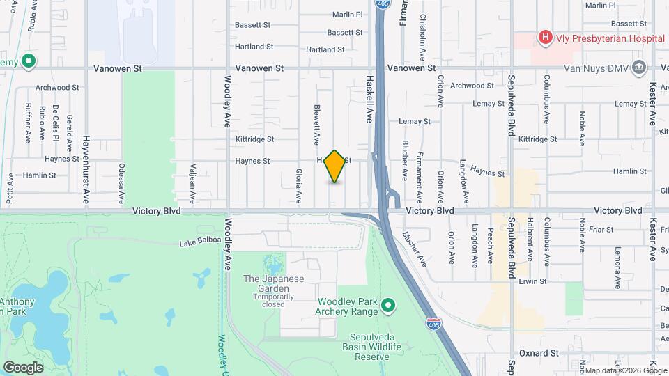 6438 Densmore Ave Map and Location Details