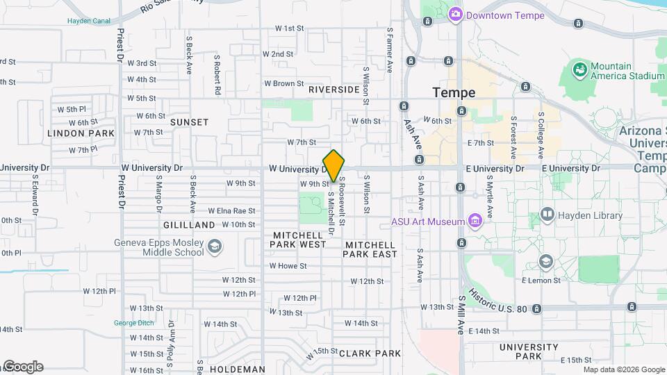 608 W 9th St Mapa y Detalles de la Ubicación