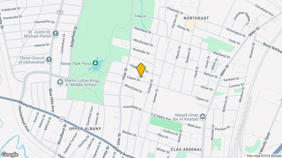 270 Capen St Map and Location Details