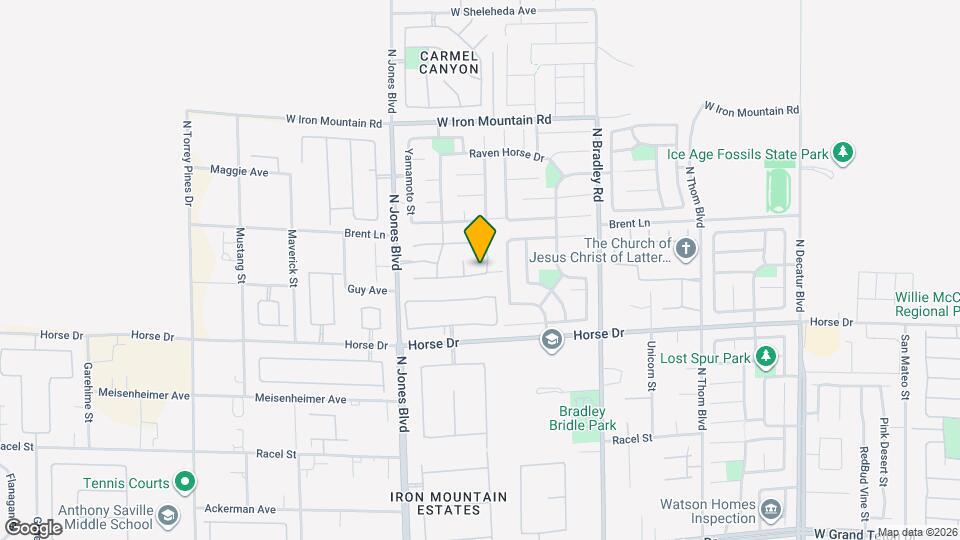 8509 Soaring High St Map and Location Details