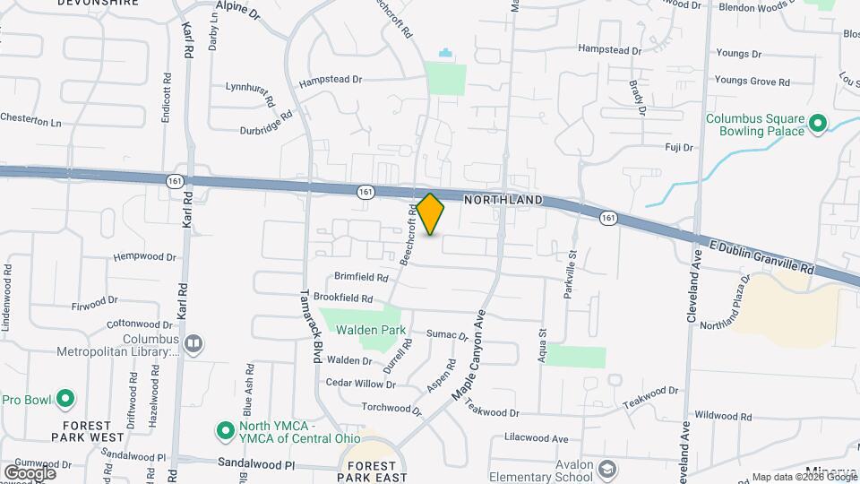 5702 Beechcroft Rd Map and Location Details