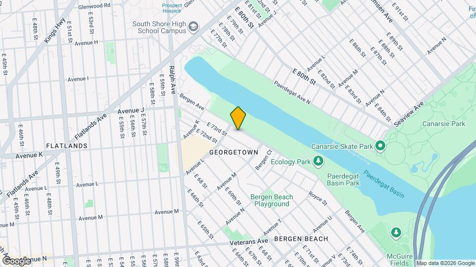 1226 Bergen Ave Map and Location Details