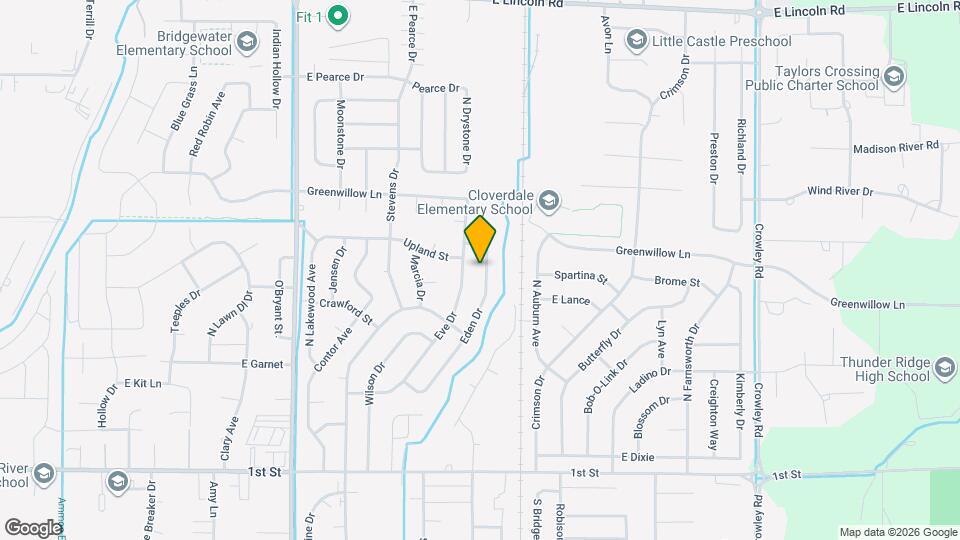 850 Eden Dr Map and Location Details