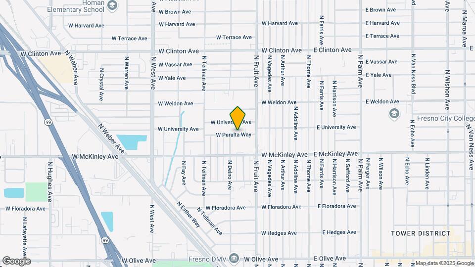 646 W Peralta Way Mapa y Detalles de la Ubicación