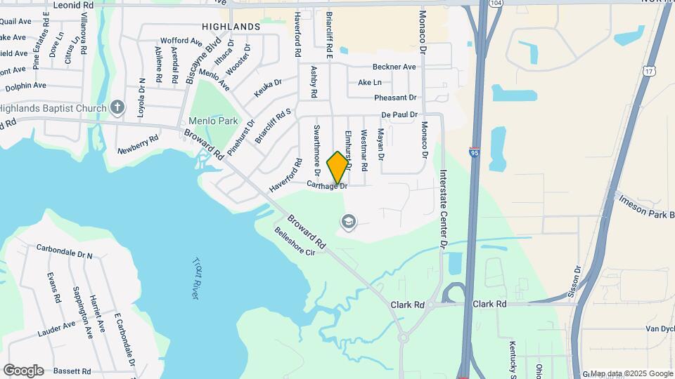 1204 Carthage Dr Map and Location Details