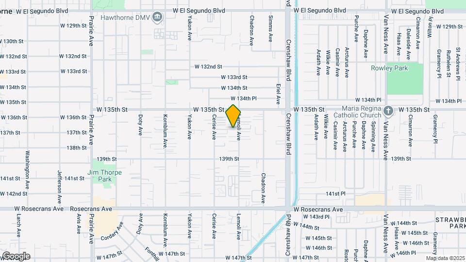 13613 Lemoli Ave Map and Location Details