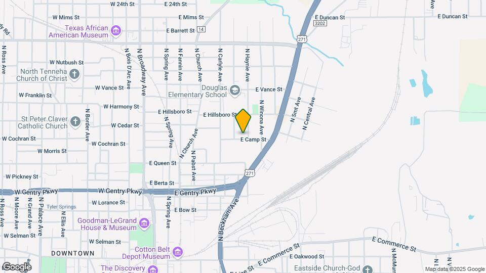 716 E Camp St Map and Location Details