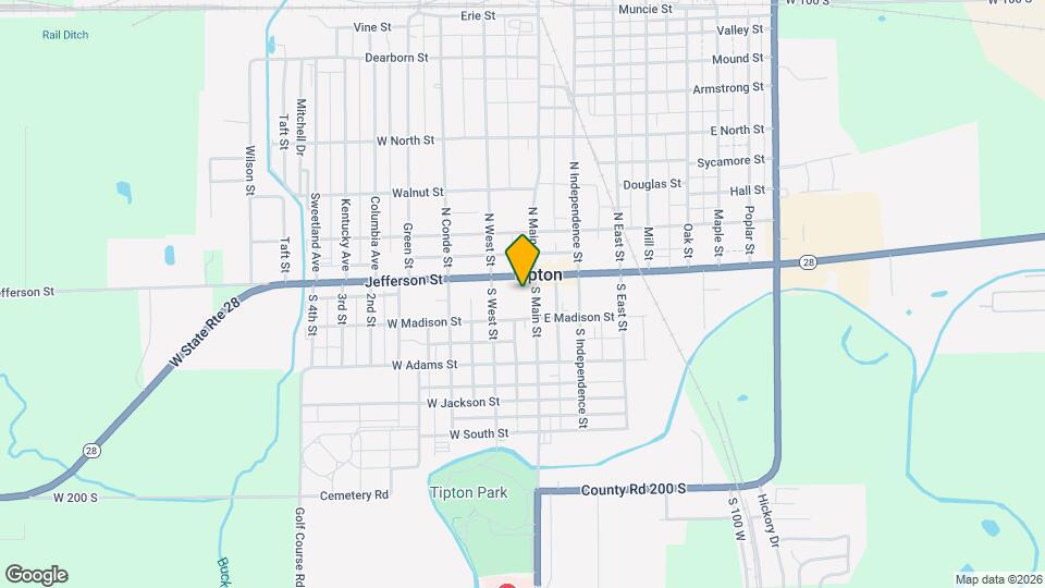 116 S Main St Map and Location Details