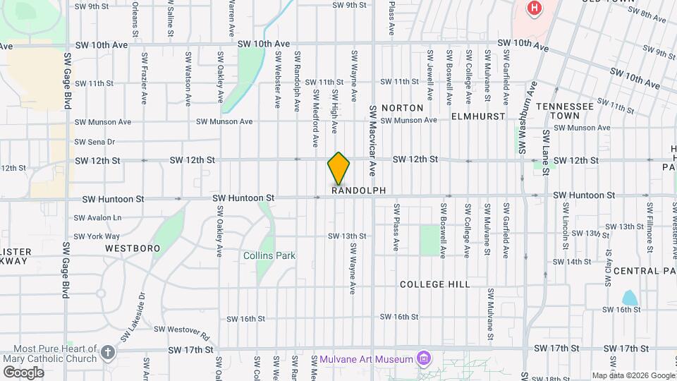 1242 SW High Ave Map and Location Details