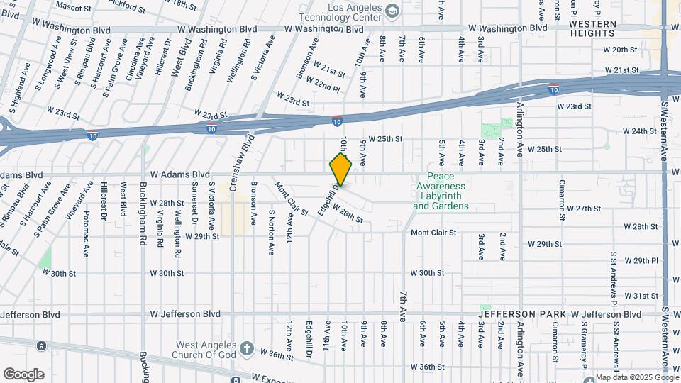 3958 1/2 W 27th St Map and Location Details