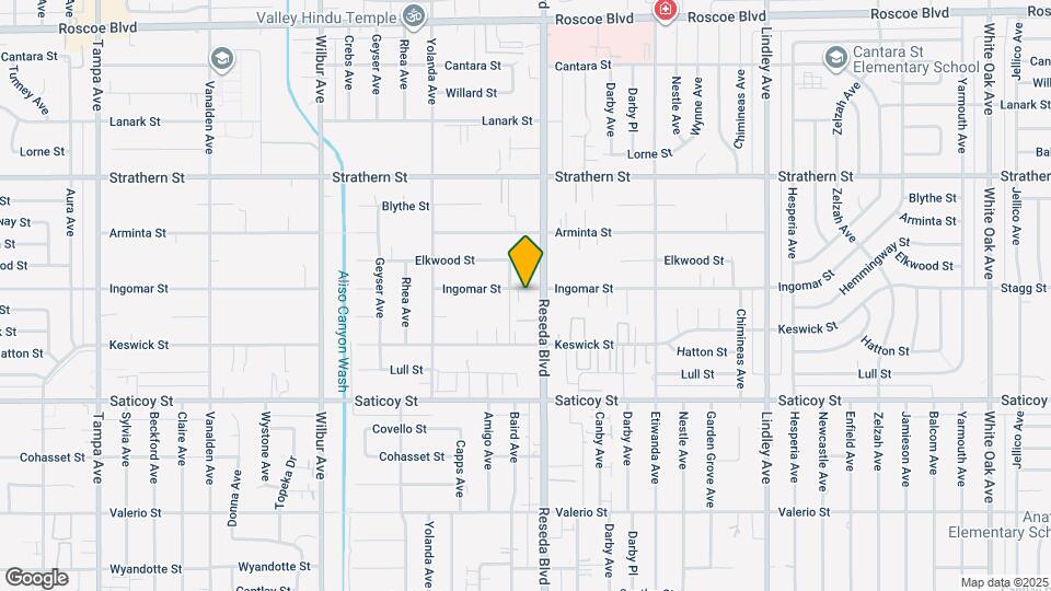 7749 Reseda Blvd Map and Location Details