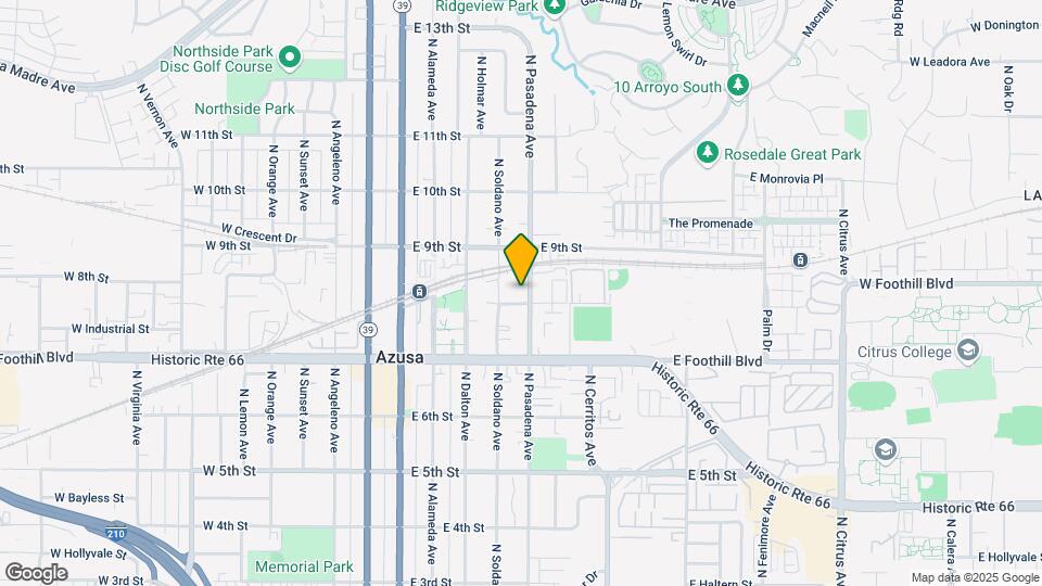 805 N Pasadena Ave Map and Location Details