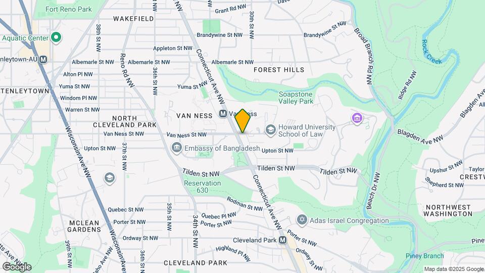 4123 Connecticut Ave NW, Unit A2 Map and Location Details