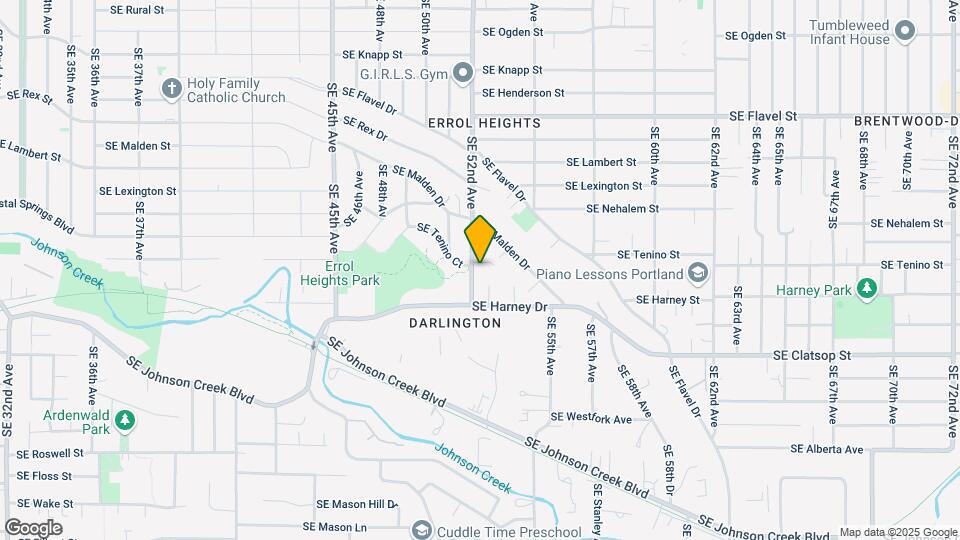 8164 SE 52nd Ave Map and Location Details